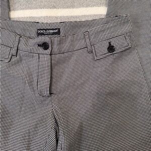 Dolce & Gabbana Black and White Trousers